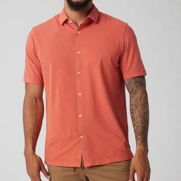 NWT - Good Man Brand Men’s Short Sleeve Sport Shirt - Size L - Picture 2 of 8